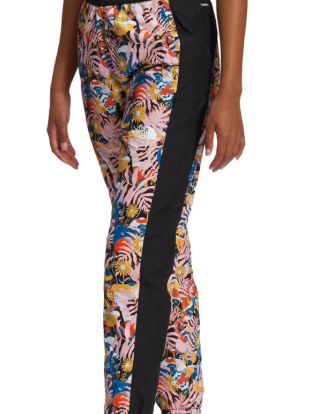 NWT The North Face Woman's Printed Hydrenaline 2000 Windwall Flowers Pants Sz Sm - Picture 2 of 6